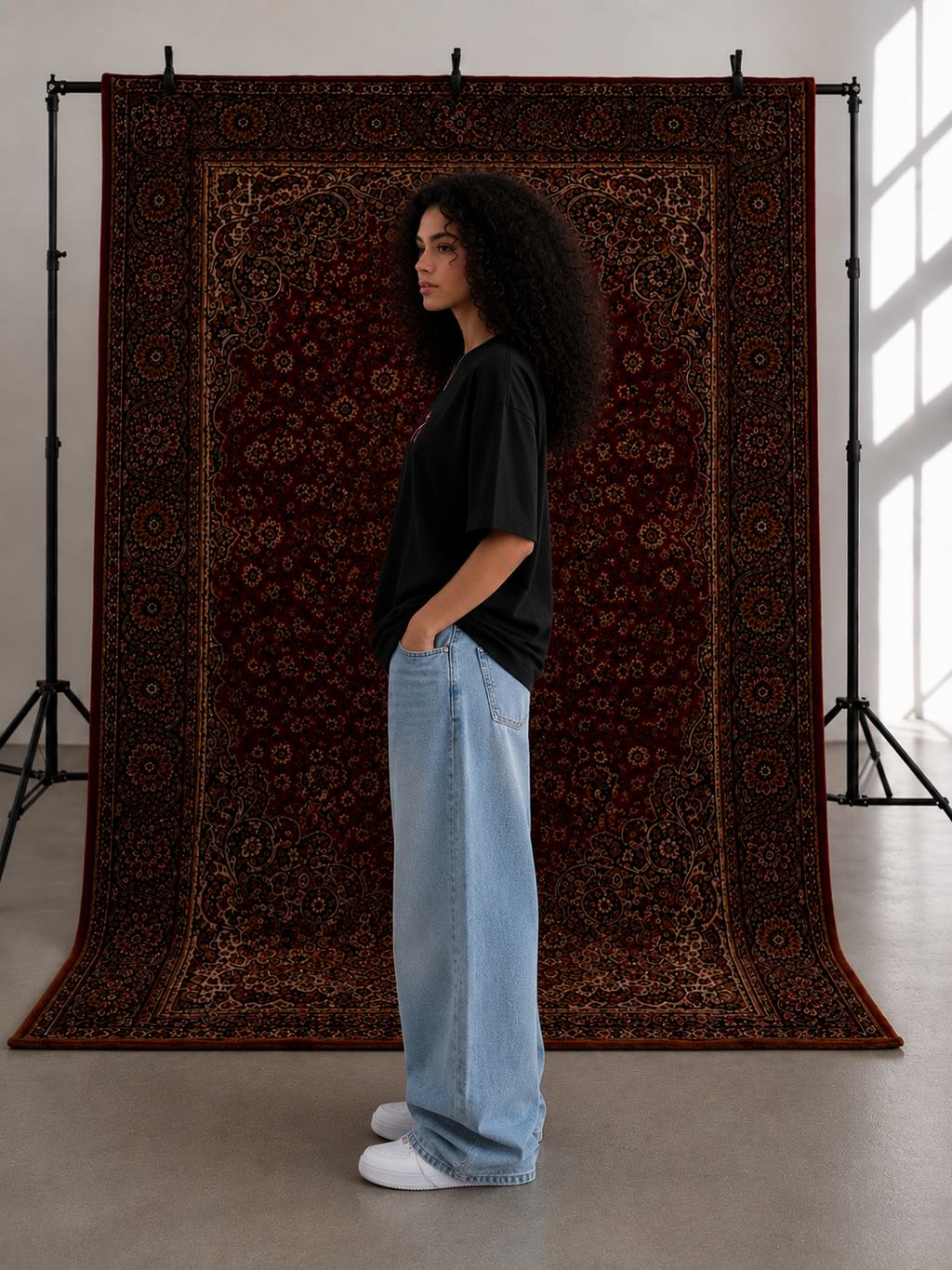 CASA BLANCA BLACK TEE