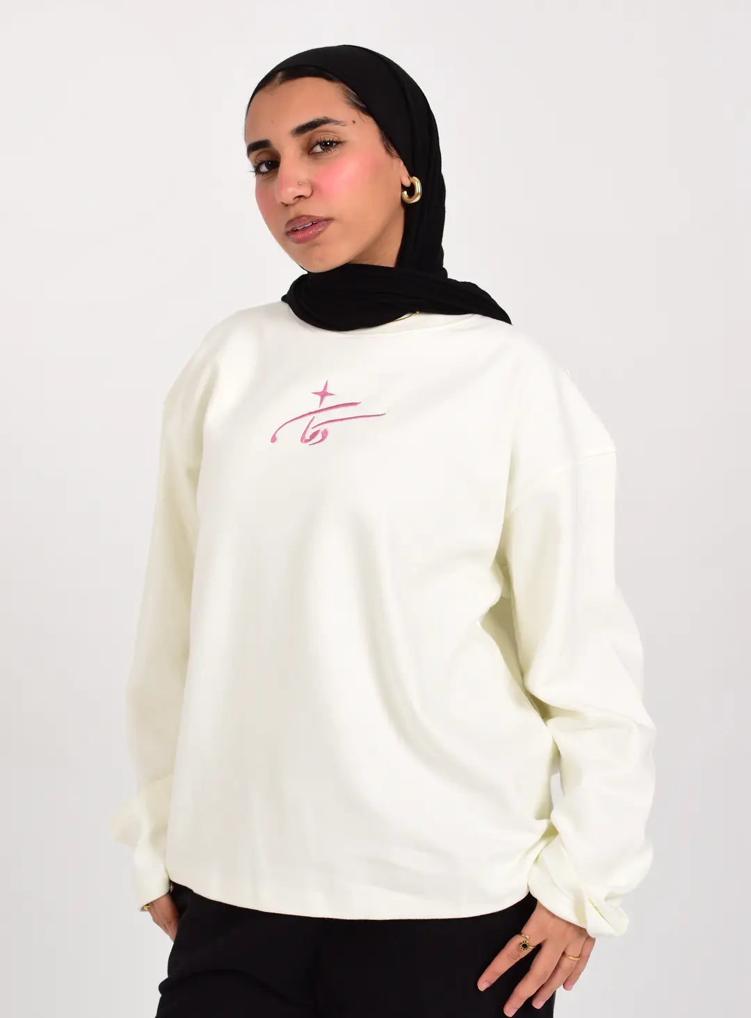 Dokan White Long Sleeve Oversized