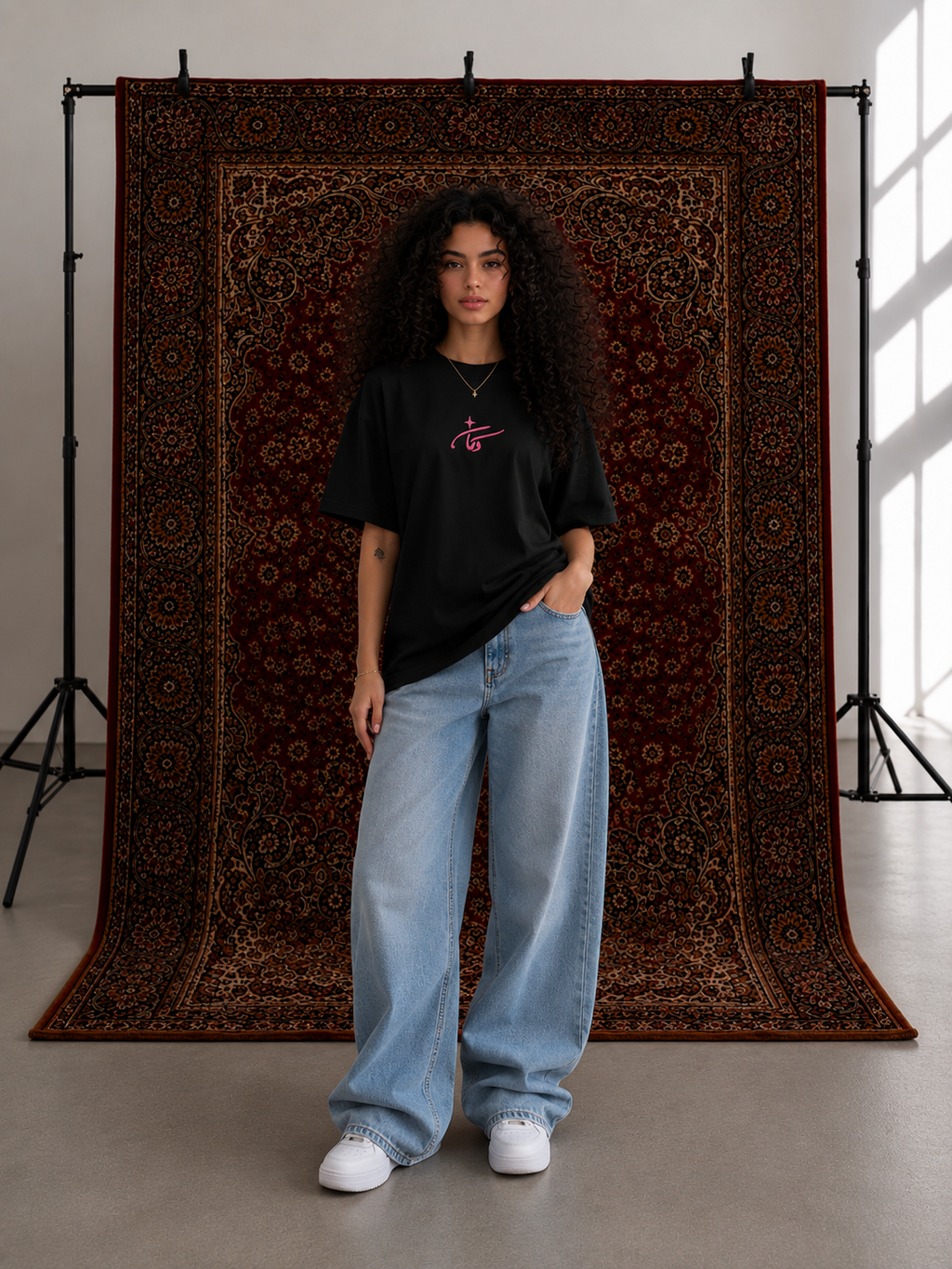 CASA BLANCA BLACK TEE