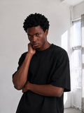 BLACK BASIC TEE