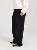 Wide-Leg Sweatpant Black