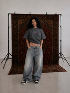OM KHALTOUHM GRAY TEE