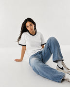 White X Black TEE