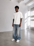 WHITE BASIC TEE