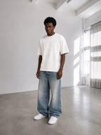 WHITE BASIC TEE
