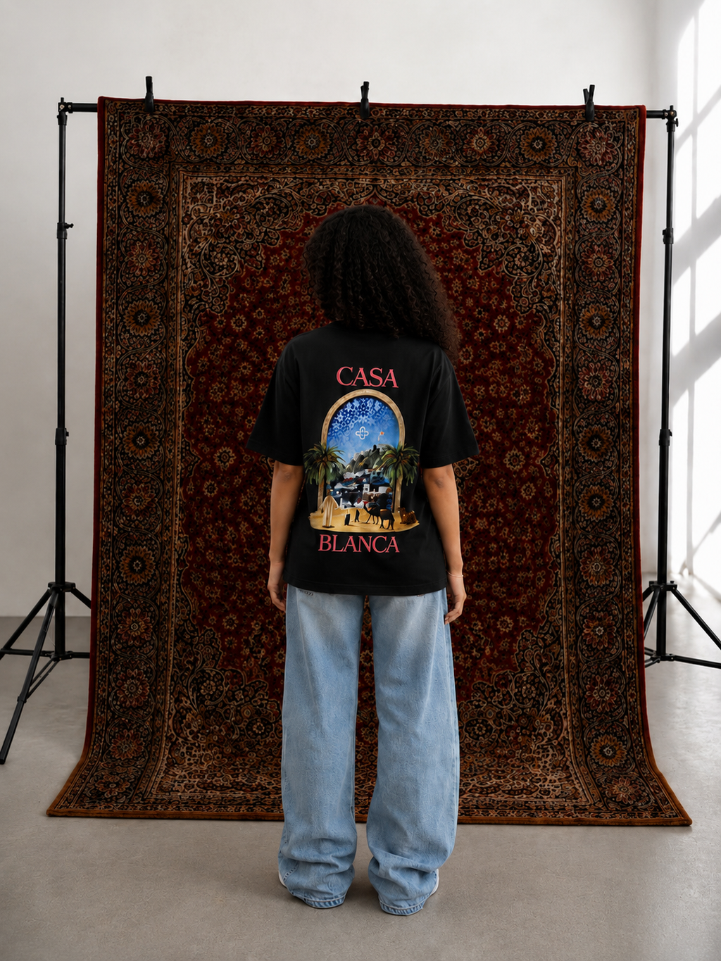 CASA BLANCA BLACK TEE