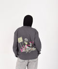 Dokan Dark Grey Long Sleeve Oversized