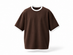 Brown X White TEE