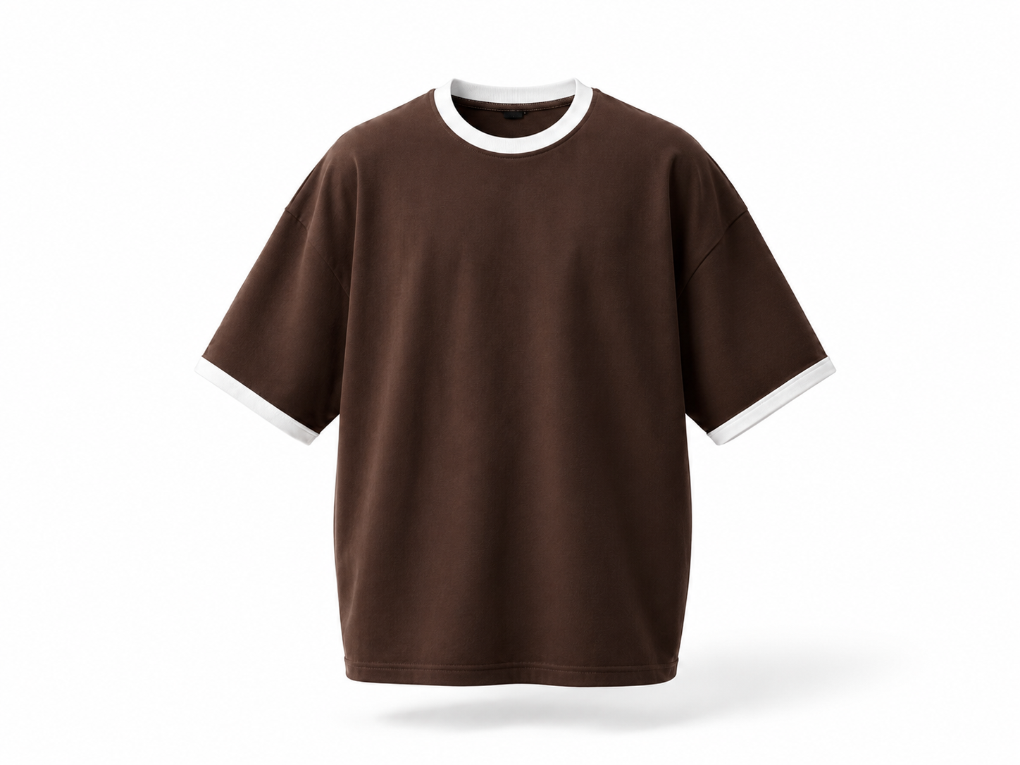 Brown X White TEE