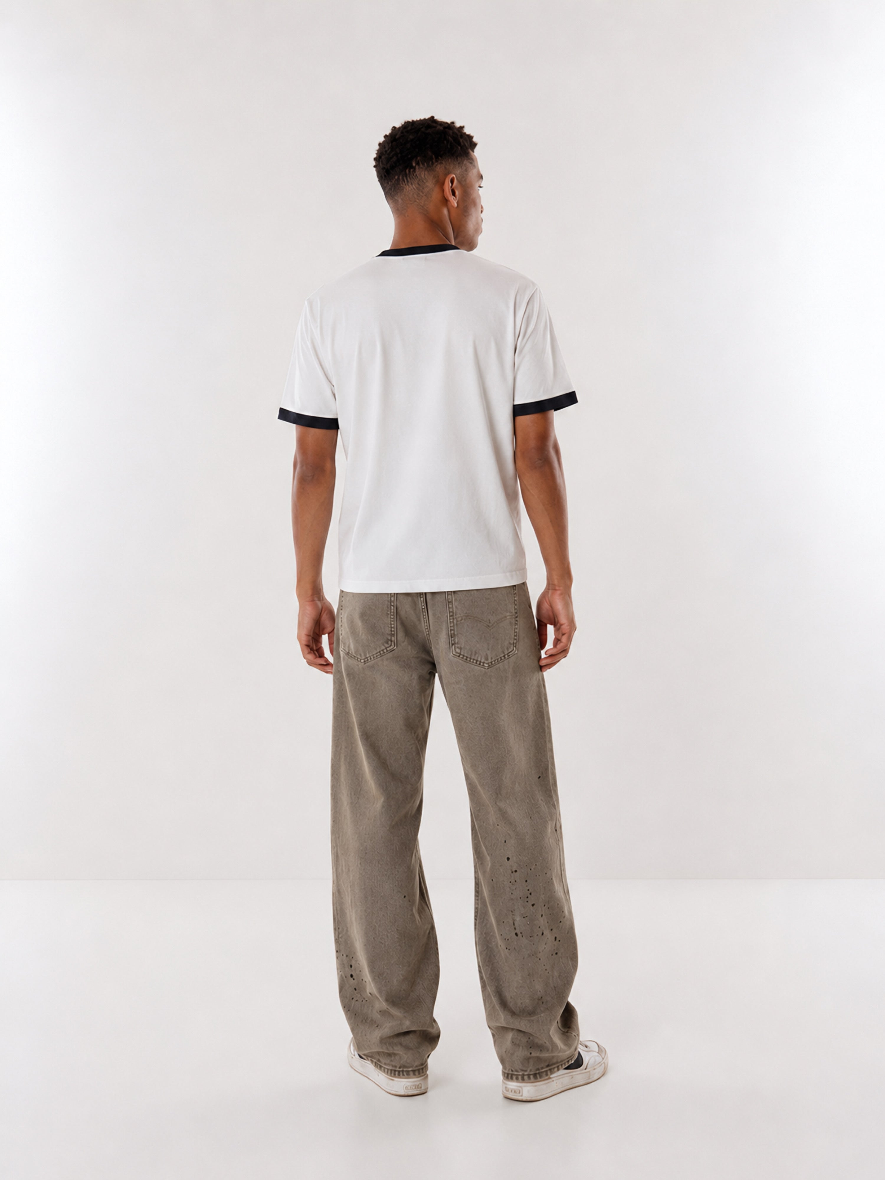 White X Black TEE
