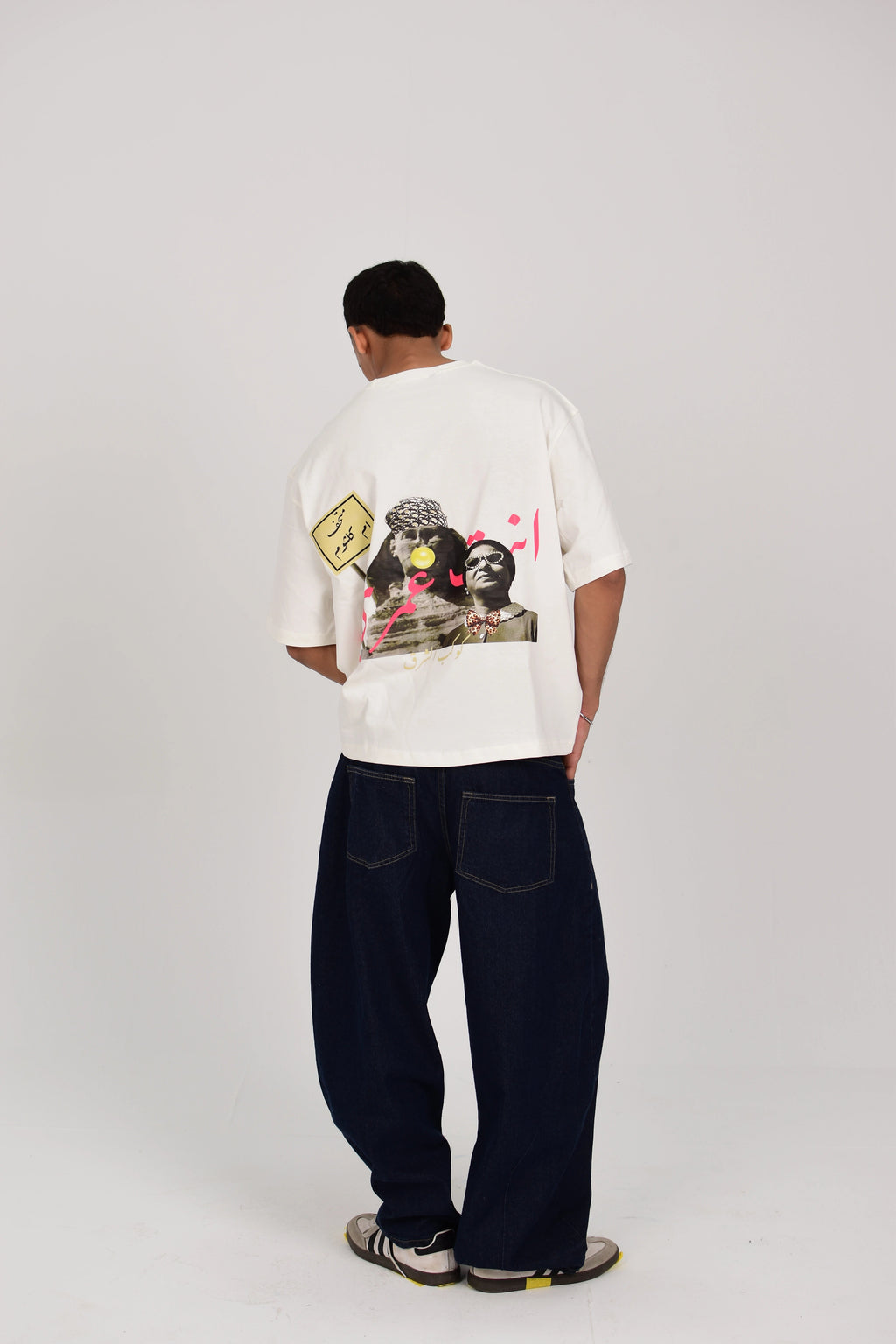 OM KALTHOUM WHITE TEE
