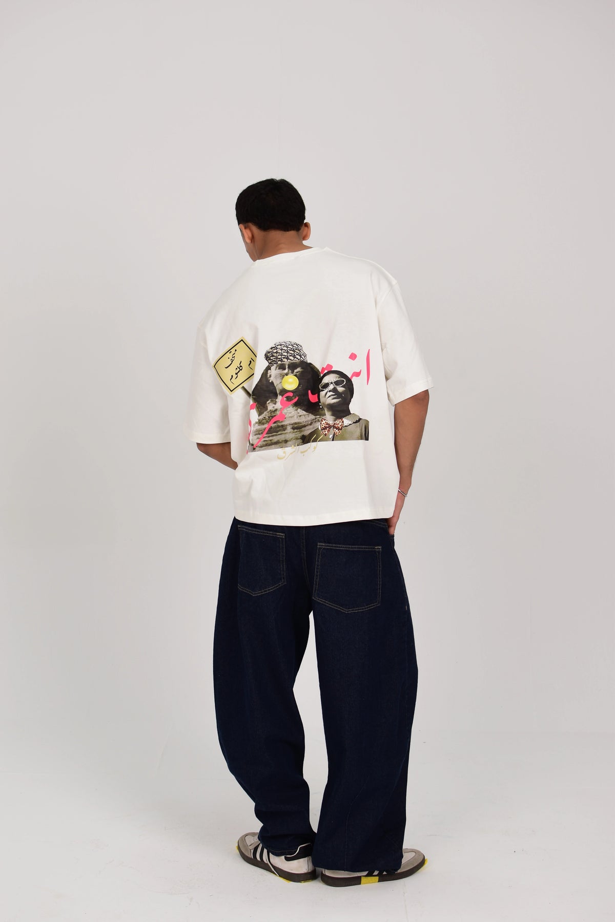 OM KALTHOUM WHITE TEE
