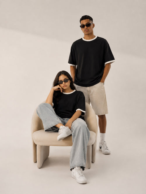 Black X White TEE
