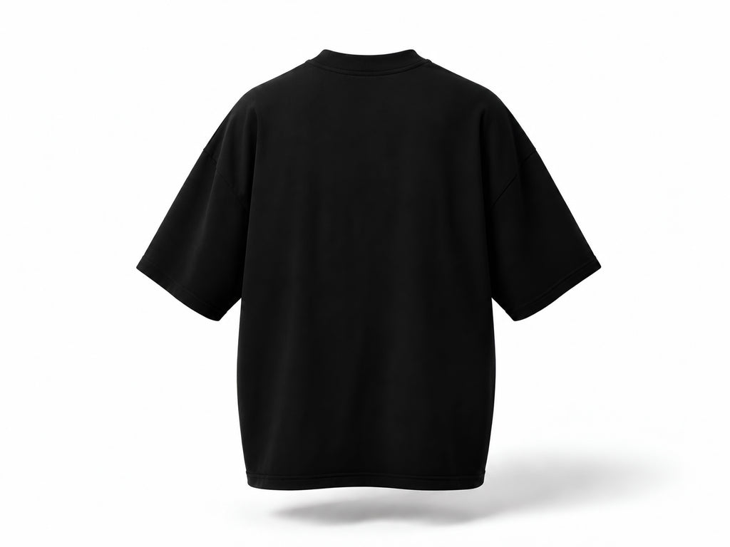 BLACK BASIC TEE