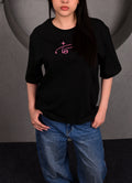 OM KALTHOUM BLACK TEE