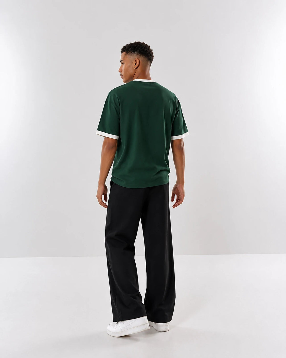 Green X White TEE