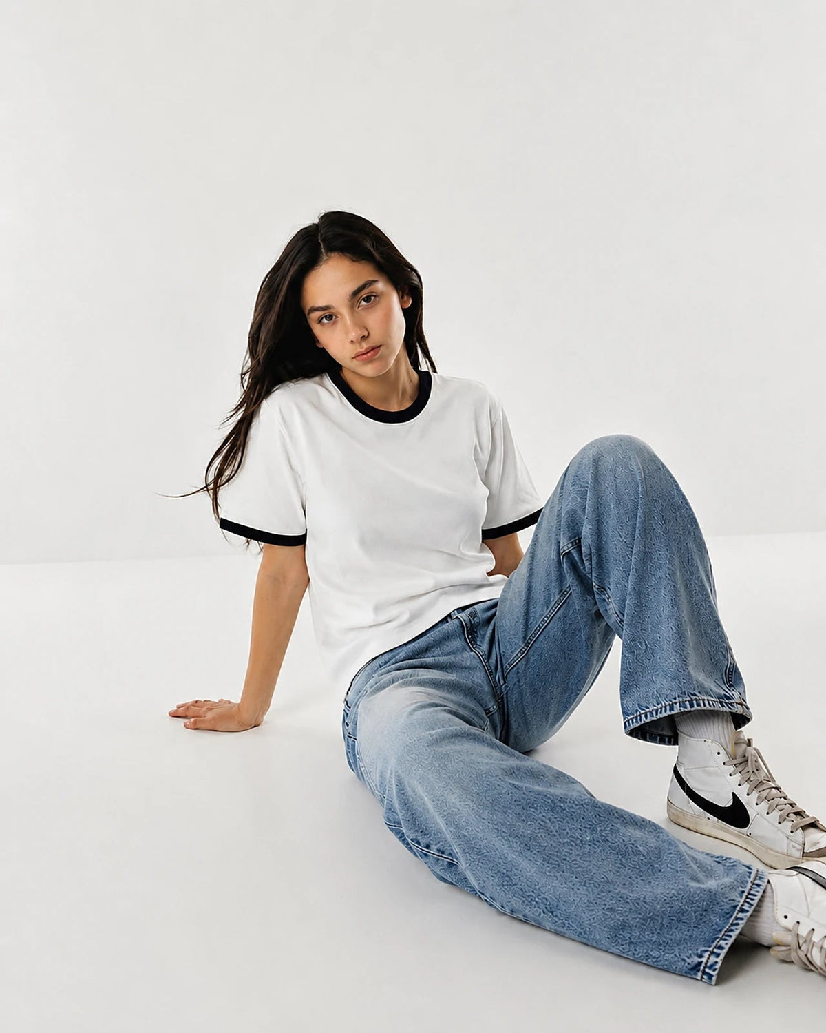 Black X White TEE