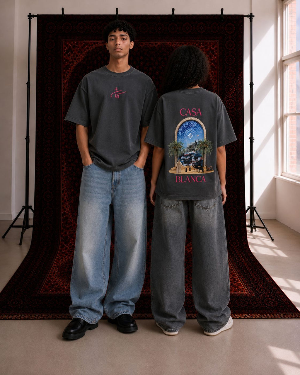 CASA BLANCK GREY TEE