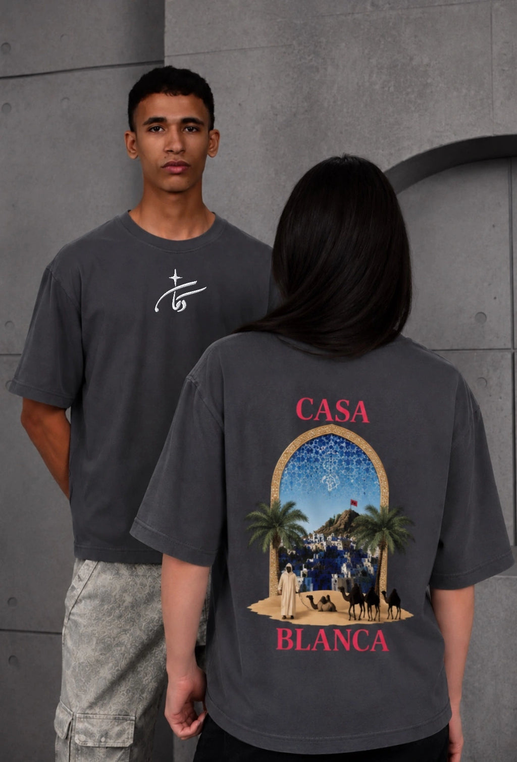 CASABLANCA GREY TEE